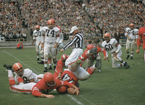 48ers-Browns Action 1956